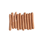 Cloverdale FRANK BEEF & PORK SKINLESS HICKORY SMOKED 8:LB 6