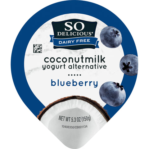 So Delicious Dairy Free Cultured Organic Coconut Blueberry Yogurt Alternative, 5.3 Ounce -- 12 per case