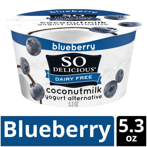 So Delicious Dairy Free Cultured Organic Coconut Blueberry Yogurt Alternative, 5.3 Ounce -- 12 per case