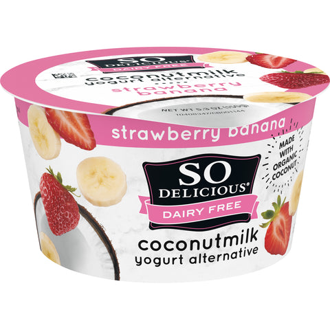 Yogurt Coconut Strawberry Banana Dairy Free Cultured Organic
