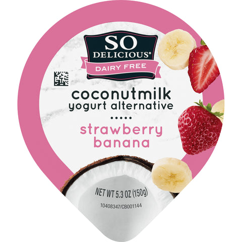 So Delicious Organic Coconut Strawberry Banana Yogurt Alternative, 5.3 Ounce -- 12 per case
