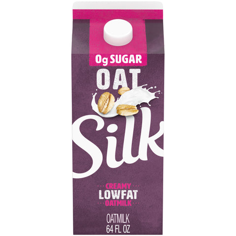 Silk MILK SUB OAT SUGAR-FREE ASEPTIC CARTON REF