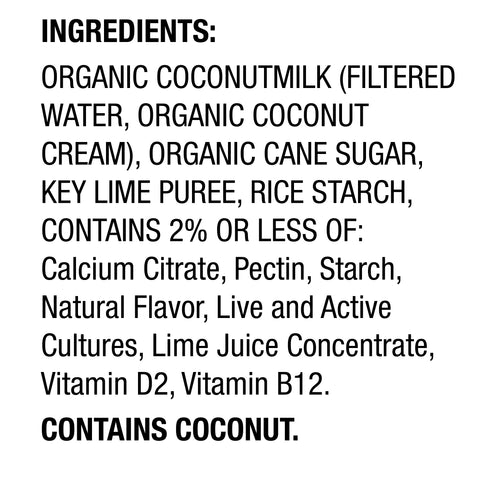 So Delicious Dairy Free Key Lime Coconutmilk Yogurt Alternative, 5.3 Ounce -- 12 per case