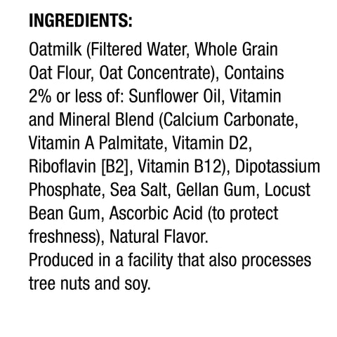 Milk Sub Oat Sugar-free Aseptic Carton Ref