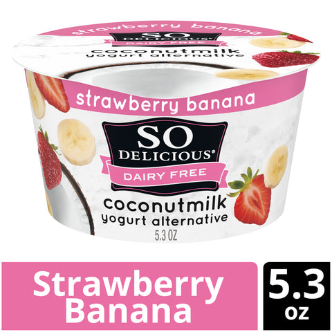 Yogurt Coconut Strawberry Banana Dairy Free Cultured Organic