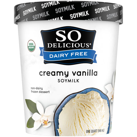 So Delicious ICE CREAM NON-DAIRY VANILLA ORGANIC