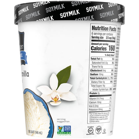 So Delicious ICE CREAM NON-DAIRY VANILLA ORGANIC