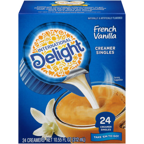 International Delight French Vanilla Creamer - Aseptic Pack, 10.5 Fluid Ounce -- 6 per case.