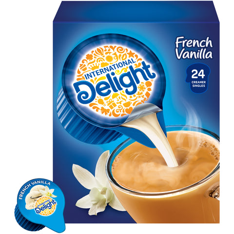 International Delight French Vanilla Creamer - Aseptic Pack, 10.5 Fluid Ounce -- 6 per case.
