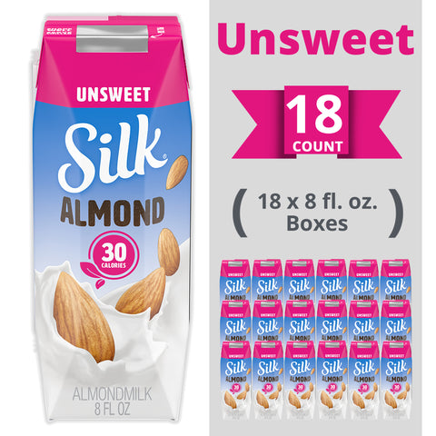 Silk MILK ALMOND ASEPTIC UNSWEETENED 105794
