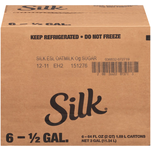 Silk MILK SUB OAT SUGAR-FREE ASEPTIC CARTON REF