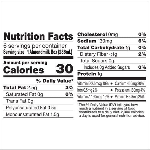 Silk MILK ALMOND ASEPTIC UNSWEETENED 105794
