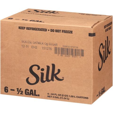Silk MILK SUB OAT SUGAR-FREE ASEPTIC CARTON REF
