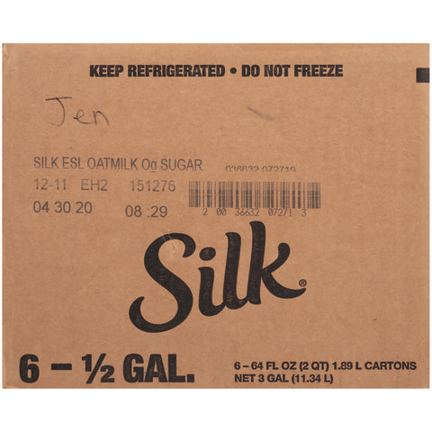 Silk MILK SUB OAT SUGAR-FREE ASEPTIC CARTON REF