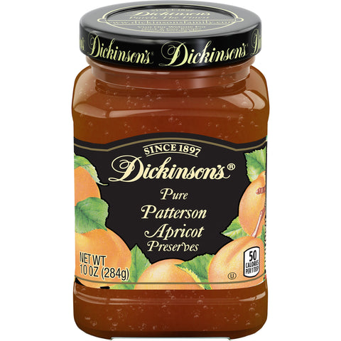 Dickinson's® PRESERVES APRICOT GLASS BOTTLE