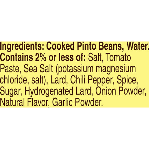 Old El Paso Traditional Refried Beans, 16 Ounce -- 24 per case.