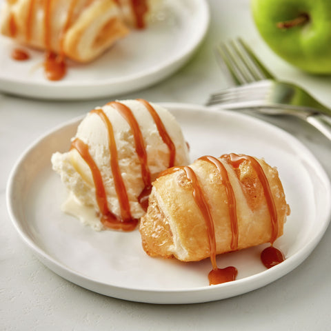 General Mills Pillsbury Apple-Sugared Puff Pastry Dough - Strudel Bites, 0.8 Ounce -- 320 per case.