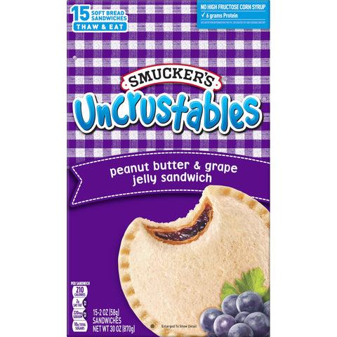 Uncrustables® SANDWICH PEANUT BUTTER AND GRAPE JELLY