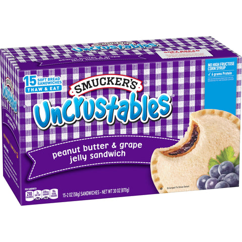 Uncrustables® SANDWICH PEANUT BUTTER AND GRAPE JELLY