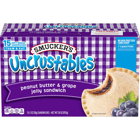 Uncrustables® SANDWICH PEANUT BUTTER AND GRAPE JELLY