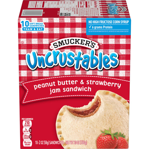 Sandwich Peanut Butter & Strawberry Jelly Iw 2 Oz