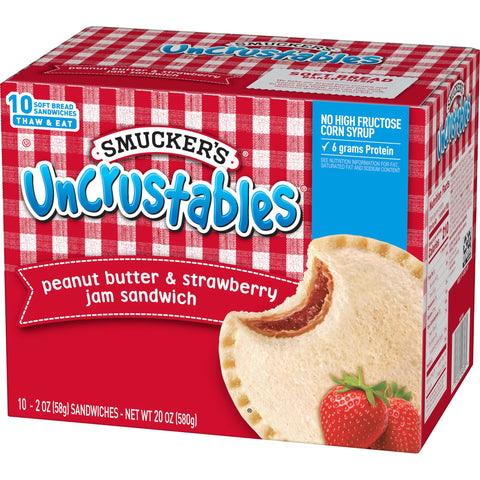 Uncrustables® SANDWICH PEANUT BUTTER & STRAWBERRY JELLY IW 2 OZ
