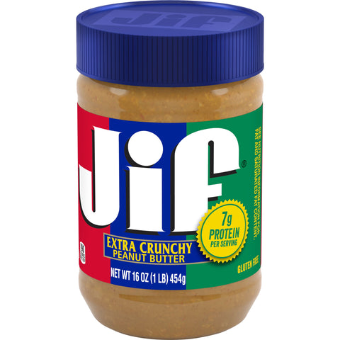 Jif Crunchy Peanut Butter, 16 Ounce -- 12 per case.