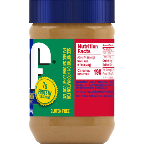 Jif Crunchy Peanut Butter, 16 Ounce -- 12 per case.