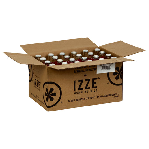 Izze JUICE BLACKBERRY SPARKLING GLASS BOTTLE