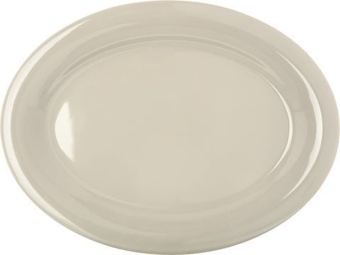 Carlisle PLATTER TRAY OVAL DURUS® MELAMINE BONE 12X9