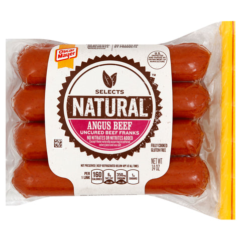 Oscar Mayer Selects Angus Beef Frank, 14 Ounce -- 12 per case.