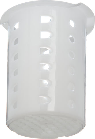 Carlisle CYLINDER SILVERWARE WHITE PLASTIC PERMA-SIL