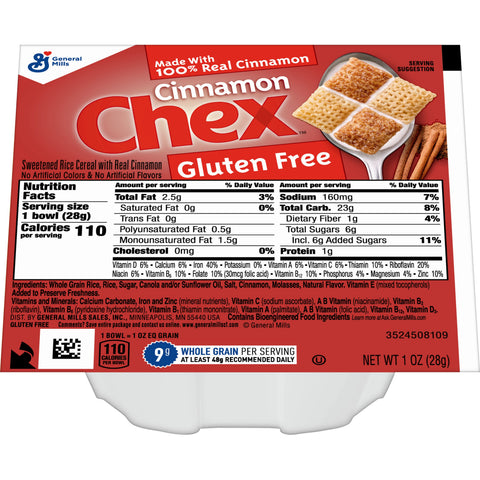 Chex® Cereal CEREAL CINNAMON CHEX BOWLPAK