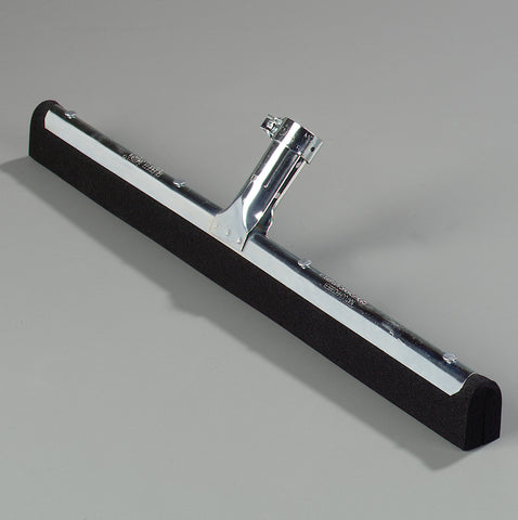 Carlisle SQUEEGEE FLOOR STRAIGHT PLATED/BLACK DOUBLE FOAM 18
