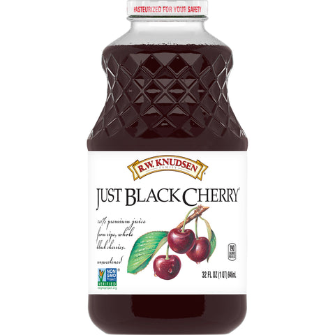 RW Knudsen JUICE CHERRY BLACK GLASS