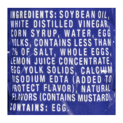 Mayonnaise Single Serve Packet 531700/78000708