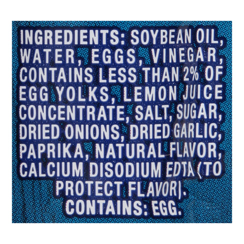 Mayonnaise Real Single Serve Pouch