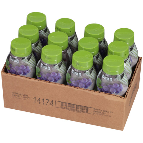 Smuckers Natural Concord Grape Fruit Spread, 19 Ounce Squeeze Bottle -- 12 per case