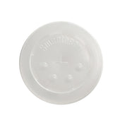 Solo® LID POLYSTYRENE FLAT W/ STRAW SLOT AND IDENTIFICATION BUTTONS 16-24 OZ