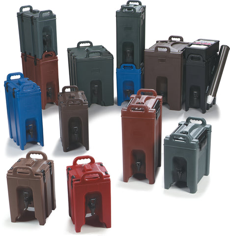 Carlisle DISPENSER CATERAIDE™ LD INSULATED BEVERAGE SERVER BROWN 2.5 GAL