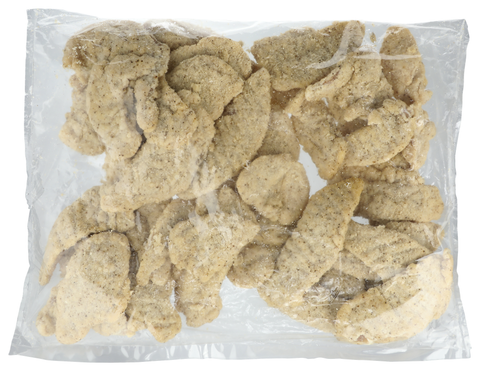 Chicken Tenderloin Fritter Breaded Classic Light Pepper Raw 2.29 Oz 17032-0928