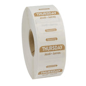 National Checking LABEL DISSOLVING TRILINGUAL BROWN THIURSDAY 1X1