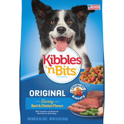 Kibbles N Bits Original Dog Food, 3.5 Pound -- 4 per case.