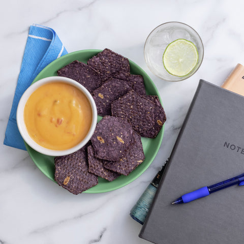 Food Should Taste Good Blue Corn Tortilla Chips, 5.5 Ounce -- 12 per case.