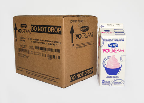 YoCream® YOGURT STRAWBERRY SHORTCAKE LOW FAT FROZEN