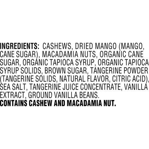 Sahale Tangerine Vanilla Cashew and Macadamia Nuts Glazed Mix, 4 Ounce -- 6 per case.