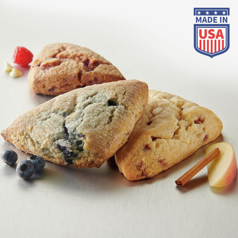Pillsbury Freezer to Oven Fruit Variety Pack Scone 3.75 ounce each -- 96 per case.