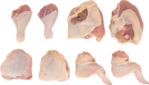 Tyson® CHICKEN 9-PIECE CUT TRIMMED MARINATED X-DARK ESL 10190390928