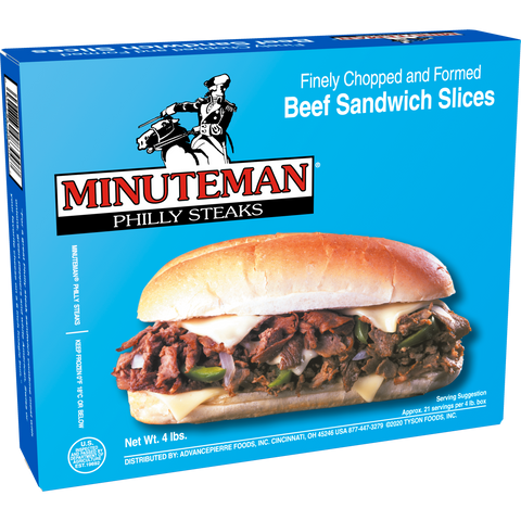 Minuteman® BEEF STEAK THIN SLICED 10000083000