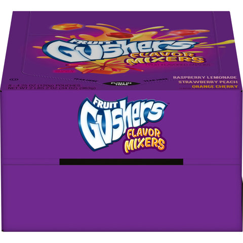 Fruit Gushers Flavor Mixers Fruit Snacks, 34 Ounce -- 6 per case.